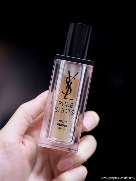 ysl pure shots night serum